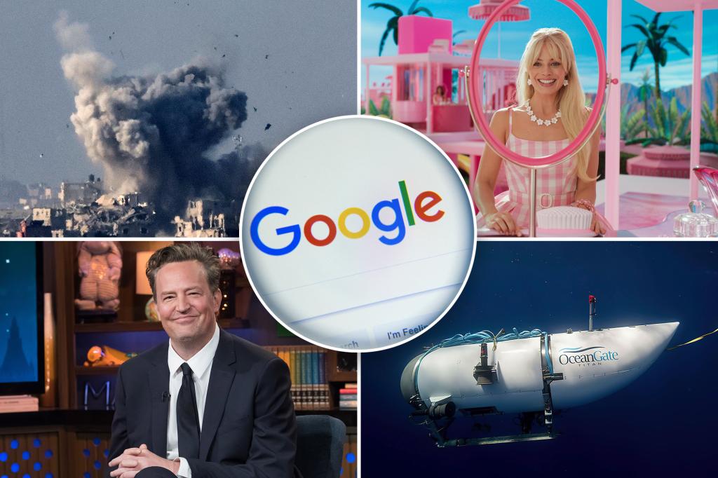 What did you Google in 2023? âBarbie,â Israel-Hamas war are among the yearâs top internet searches